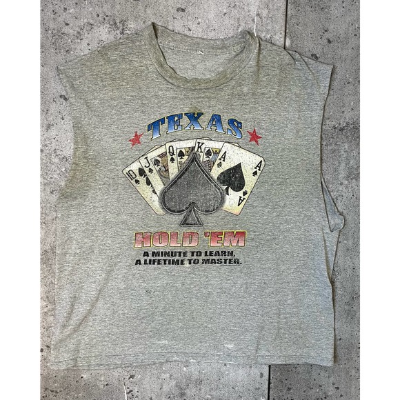 "Texas Hold 'Em" Tank (XL) - 1990s - Picture 1 of 2